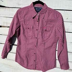 Wrangler Western Snap Shirt | Pink